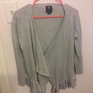 American Eagle outfitters preppy peplum sweater